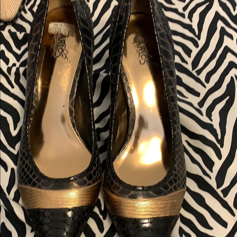 Snake skin heels never worn